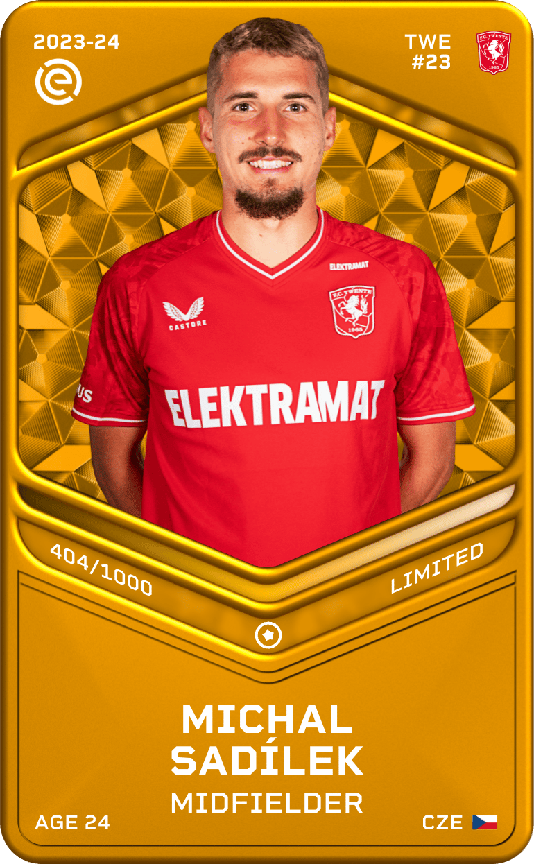 Michal Sadílek 2023-24 • Limited 404/1000