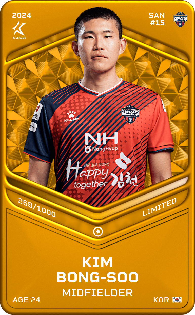Kim Bong-Soo 2024-25 • Limited 268/1000