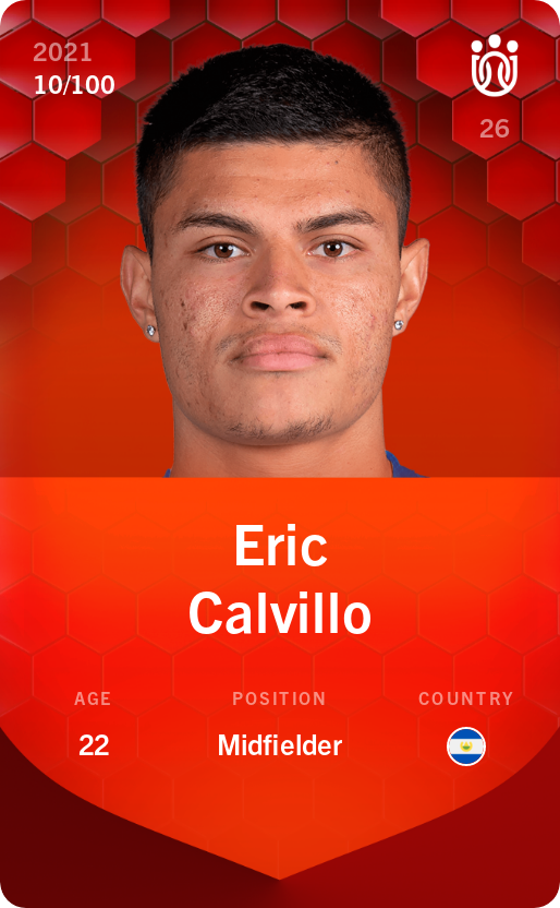 Sorare - Sorare Official - Eric Calvillo 2021-22 • Rare 10/100 - NFT # 14753825676803939879699662609296624790491184121896965113404908526874745864057