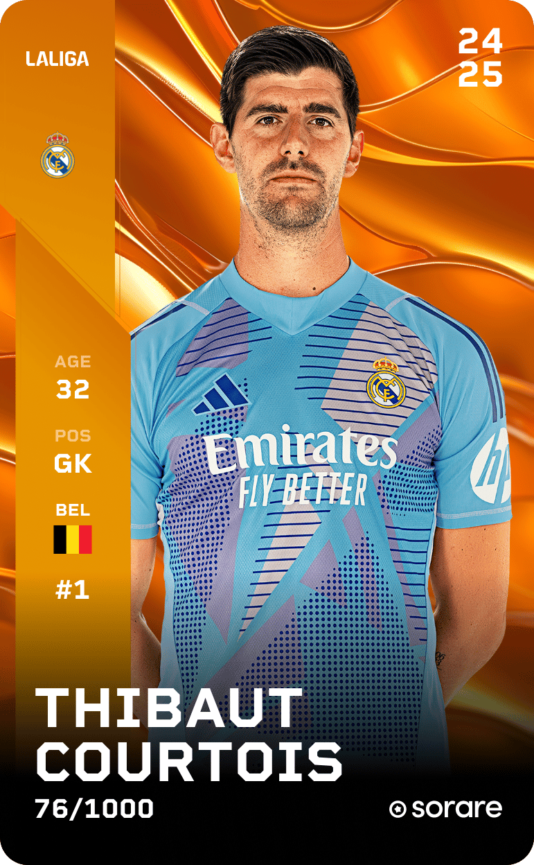 Thibaut Courtois 2024-25 • Limited 76/1000