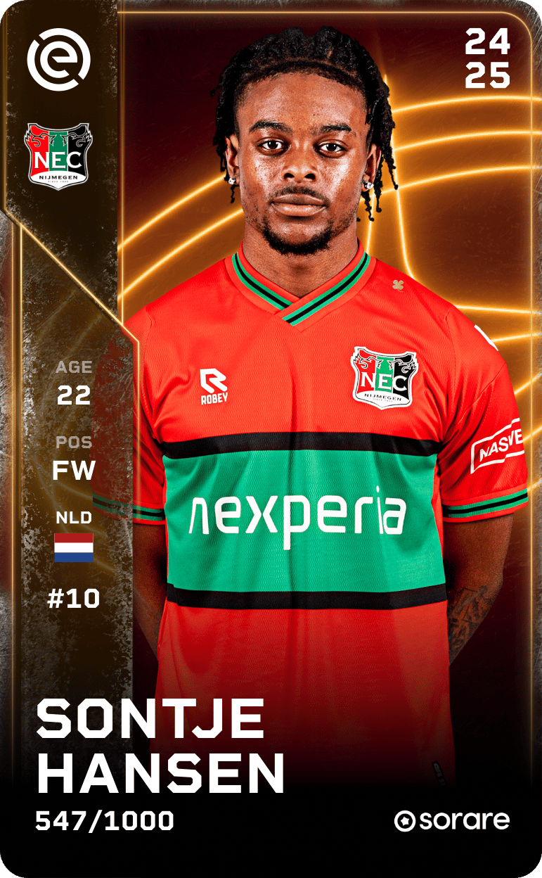Sontje Hansen 2024-25 • Limited 547/1000