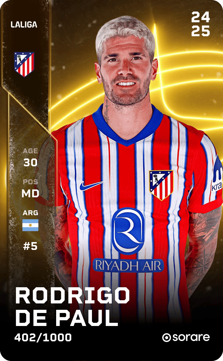Rodrigo De Paul 2024-25 • Limited 402/1000
