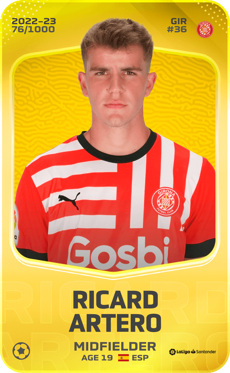 Ricard Artero 2022-23 • Limited 76/1000