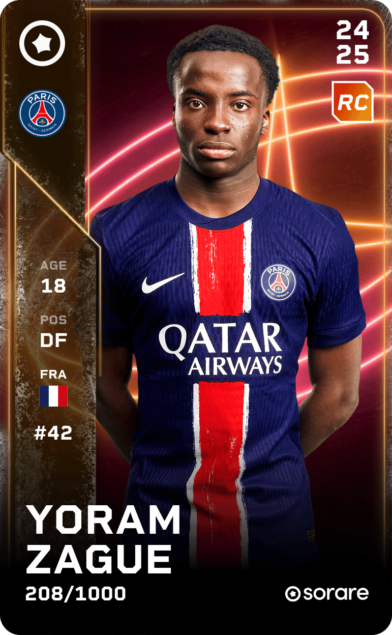 Yoram Zague 2024-25 • Limited 208/1000