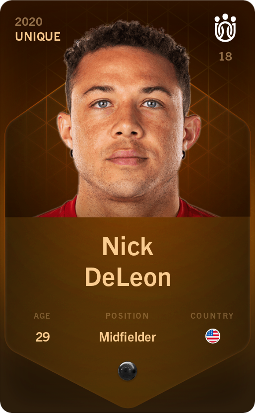 Sorare - Sorare Official - Nick DeLeon 2020-21 • Unique - NFT # 67157783193101708493538038402028413291746308909707940541315134907461989837051
