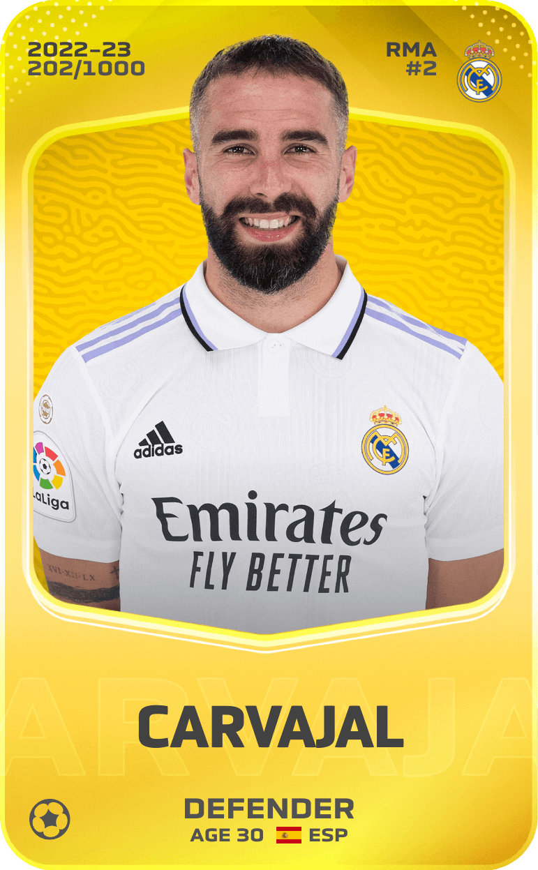 Carvajal 2022-23 • Limited 202/1000