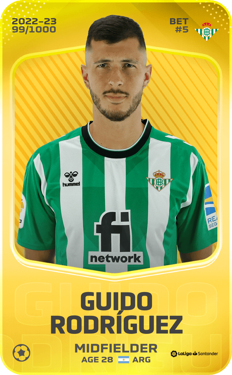 Guido Rodríguez 2022-23 • Limited 99/1000