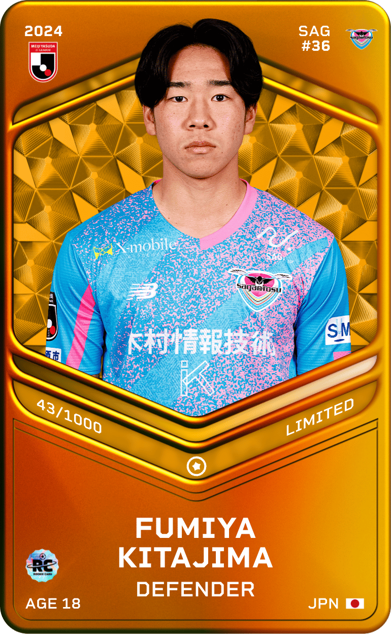 Fumiya Kitajima 2024-25 • Limited 43/1000