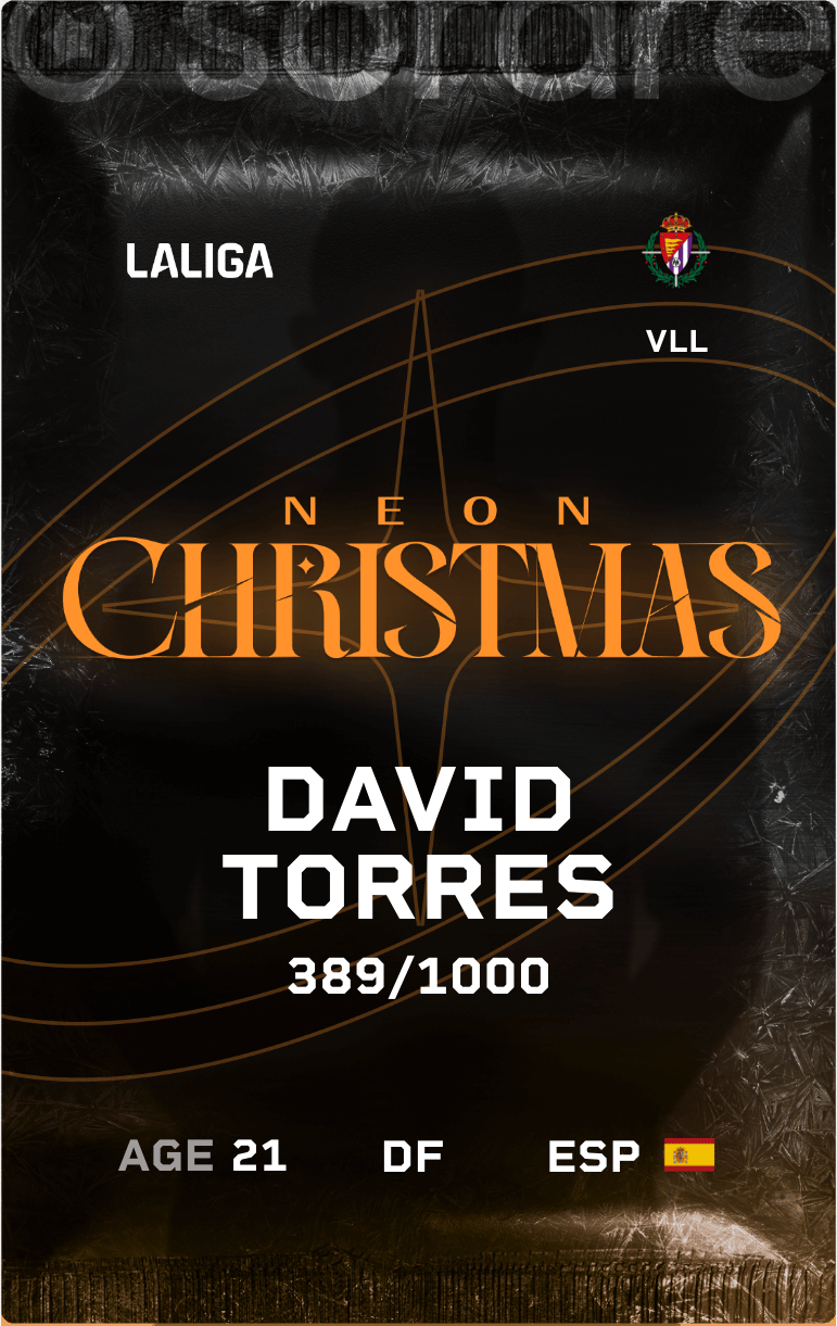 David Torres 2024-25 • Limited 389/1000