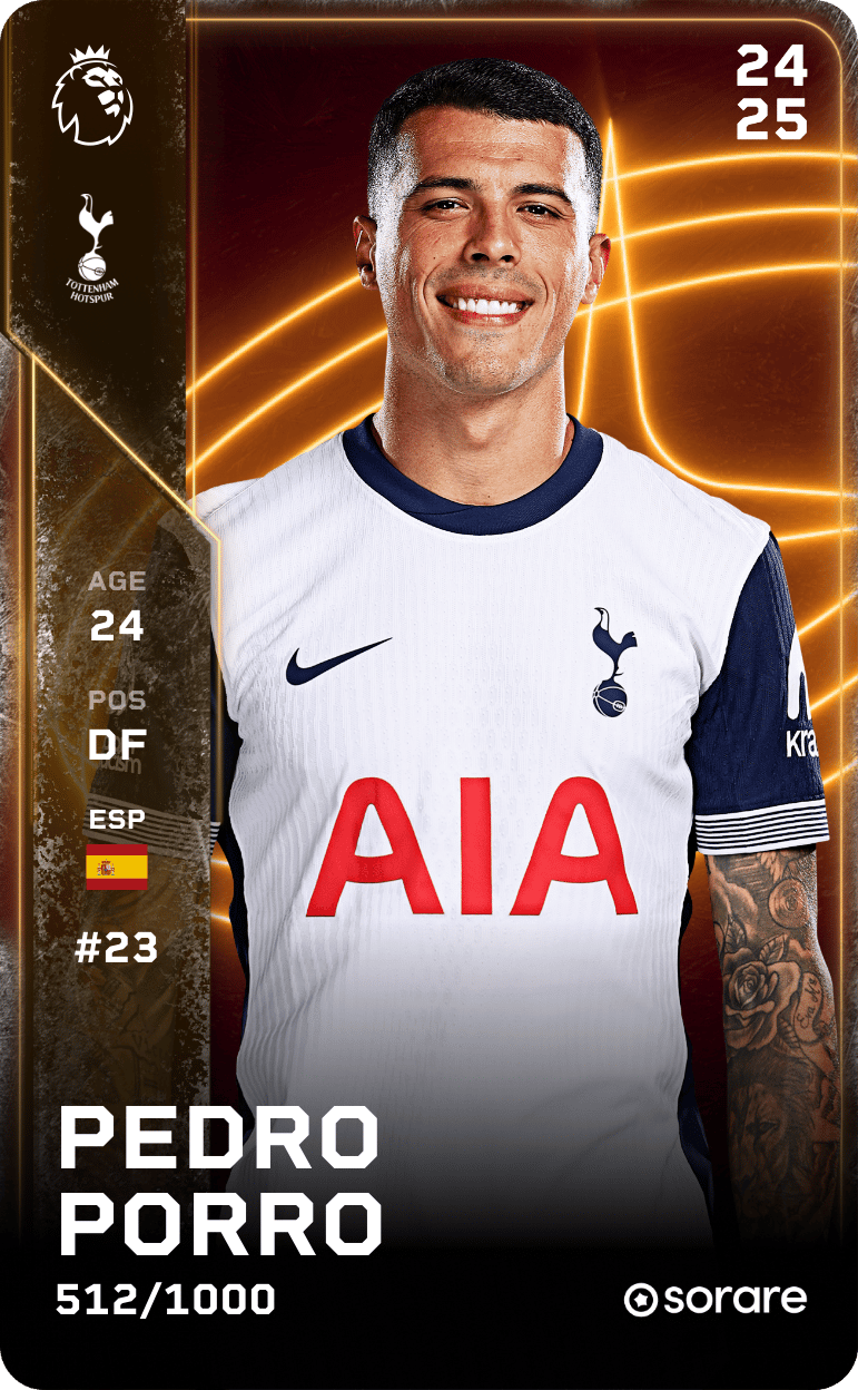 Pedro Porro 2024-25 • Limited 512/1000
