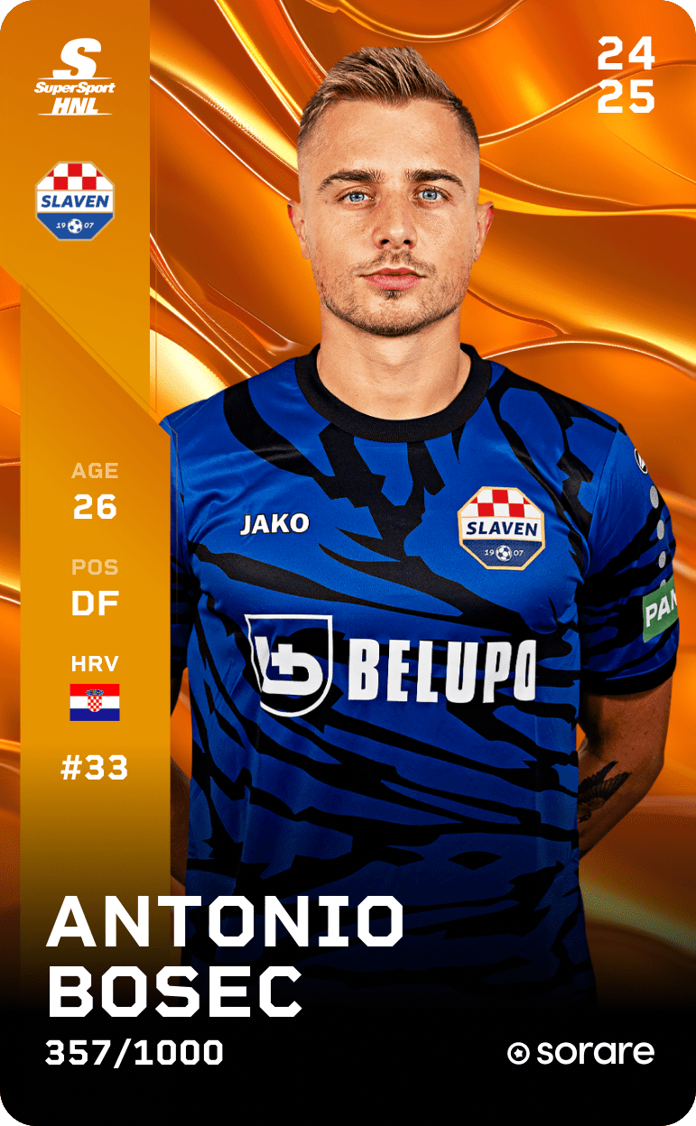 Antonio Bosec 2024-25 • Limited 357/1000