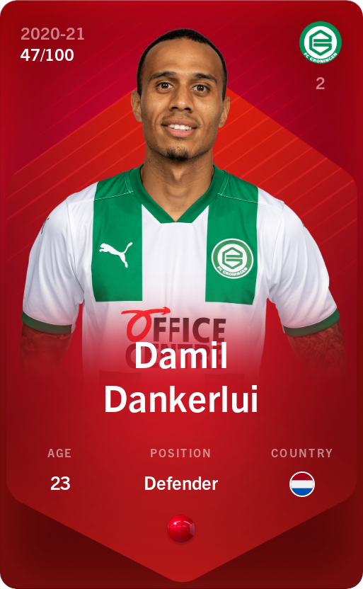 Sorare - Sorare Official - Damil Dankerlui 2020-21 • Rare 47/100 - NFT # 105741177312719254558641275792234186569657758753055751040468318346923466770470