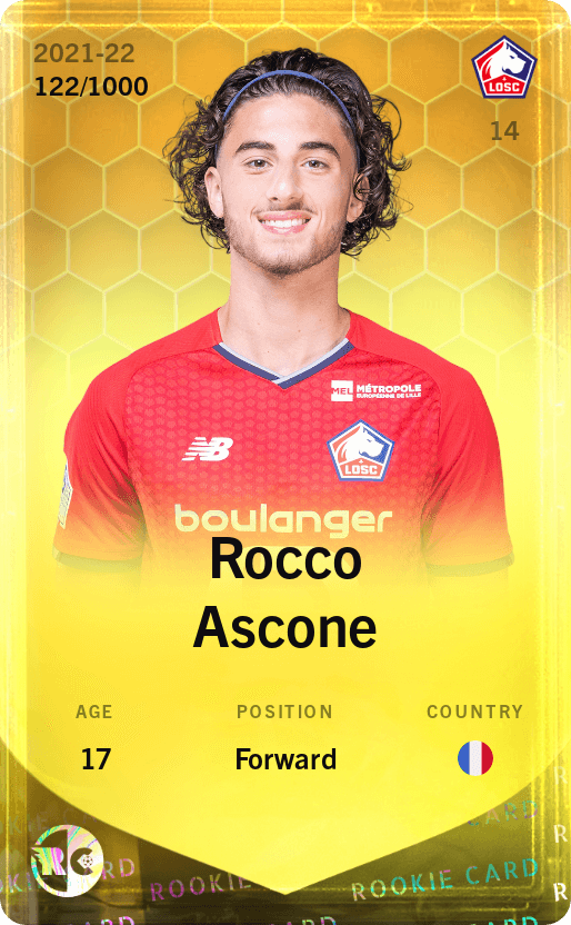 Rocco Ascone 2021-22 • Limited 122/1000