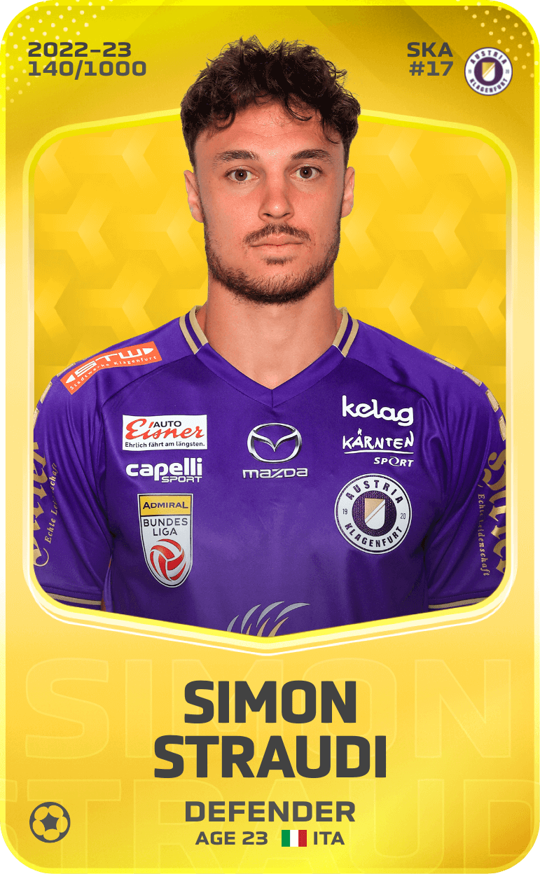 Simon Straudi 2022-23 • Limited 140/1000