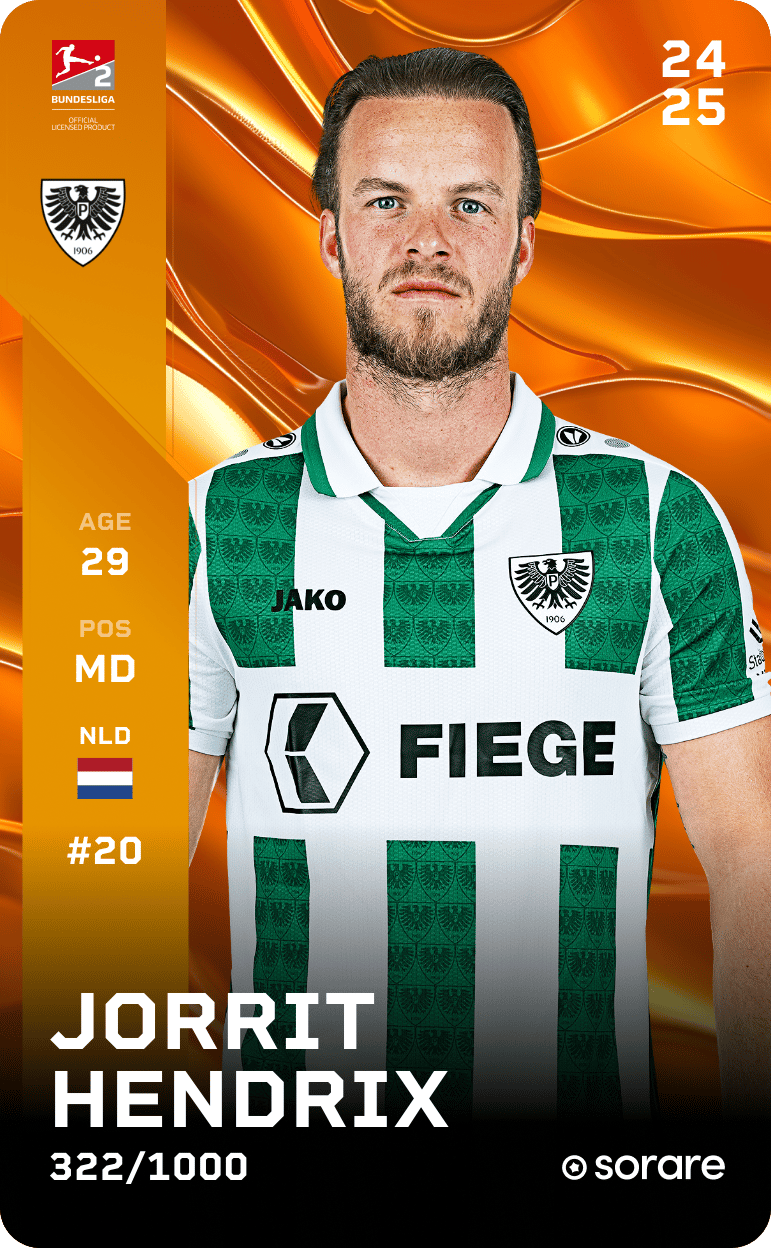 Jorrit Hendrix 2024-25 • Limited 322/1000