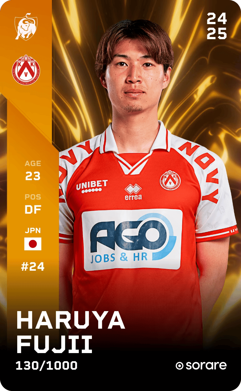 Haruya Fujii 2024-25 • Limited 130/1000