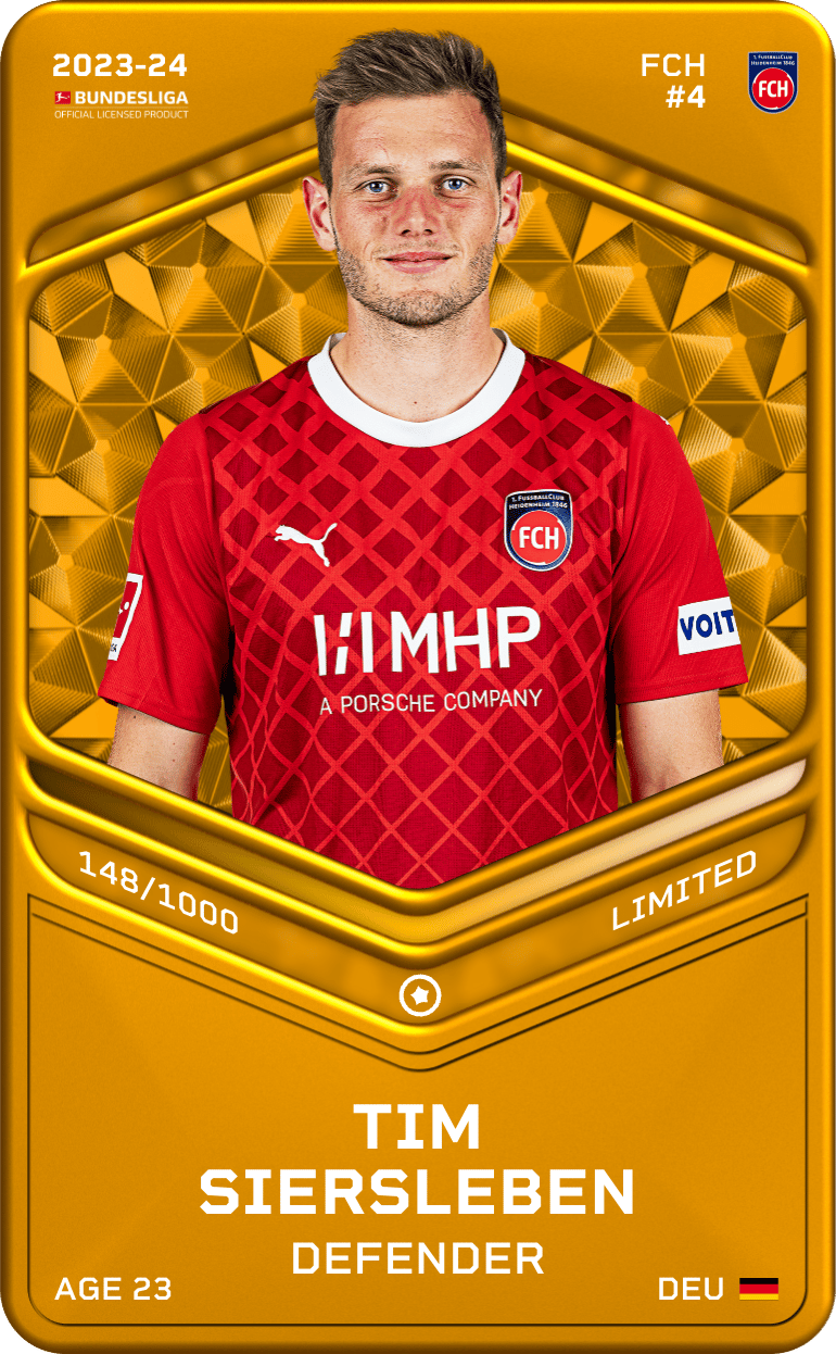 Tim Siersleben 2023-24 • Limited 148/1000