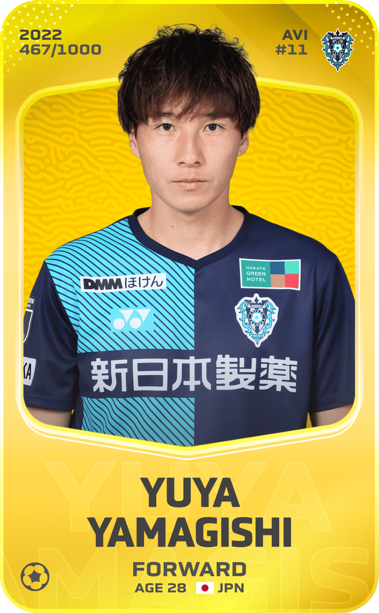 Yuya Yamagishi 2022-23 • Limited 467/1000