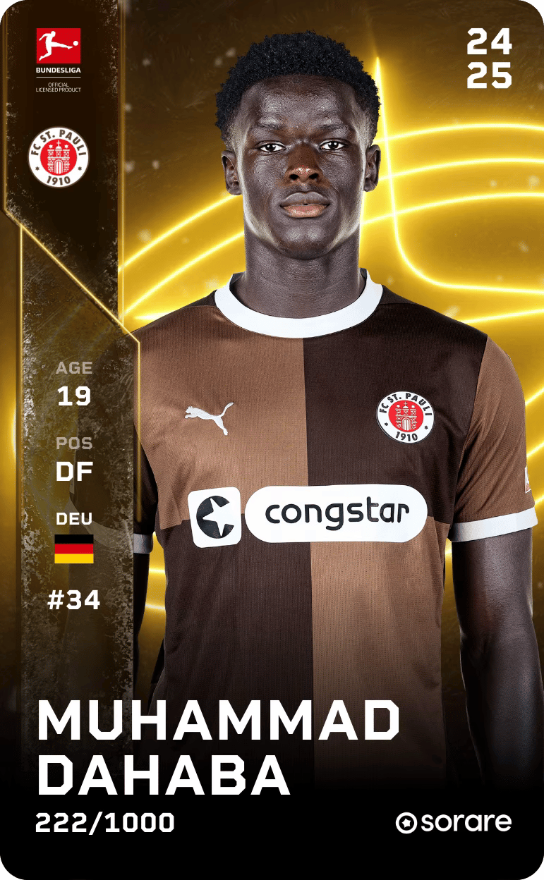Muhammad Dahaba 2024-25 • Limited 222/1000