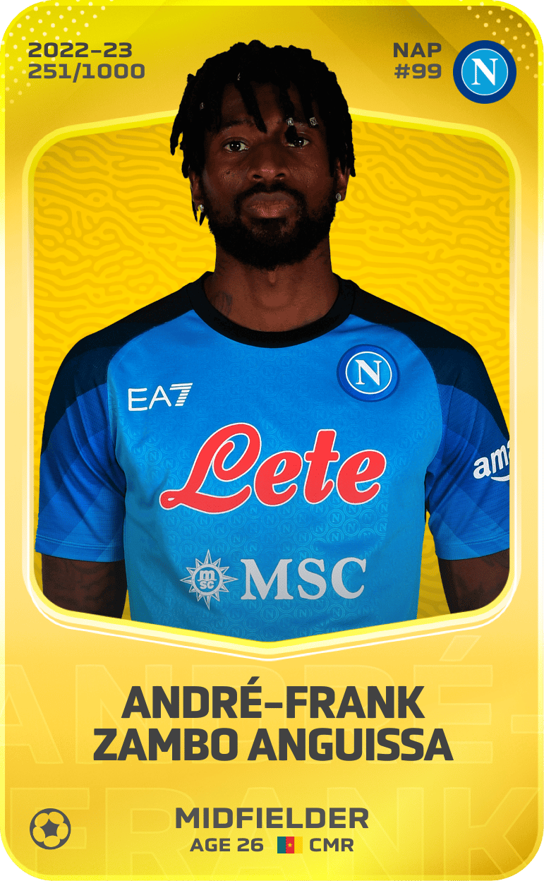 André-Frank Zambo Anguissa 2022-23 • Limited 251/1000