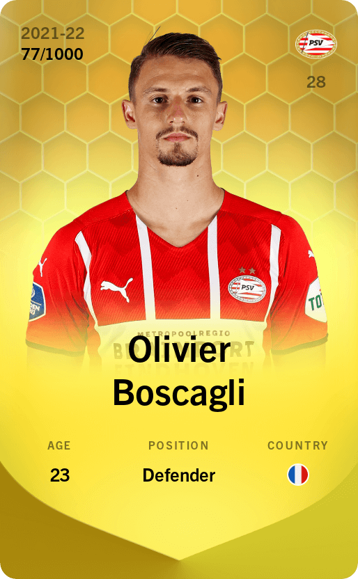 Olivier Boscagli 2021-22 • Limited 77/1000