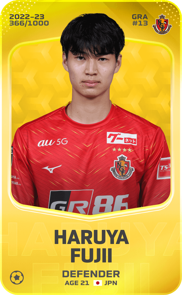 Haruya Fujii 2022-23 • Limited 366/1000