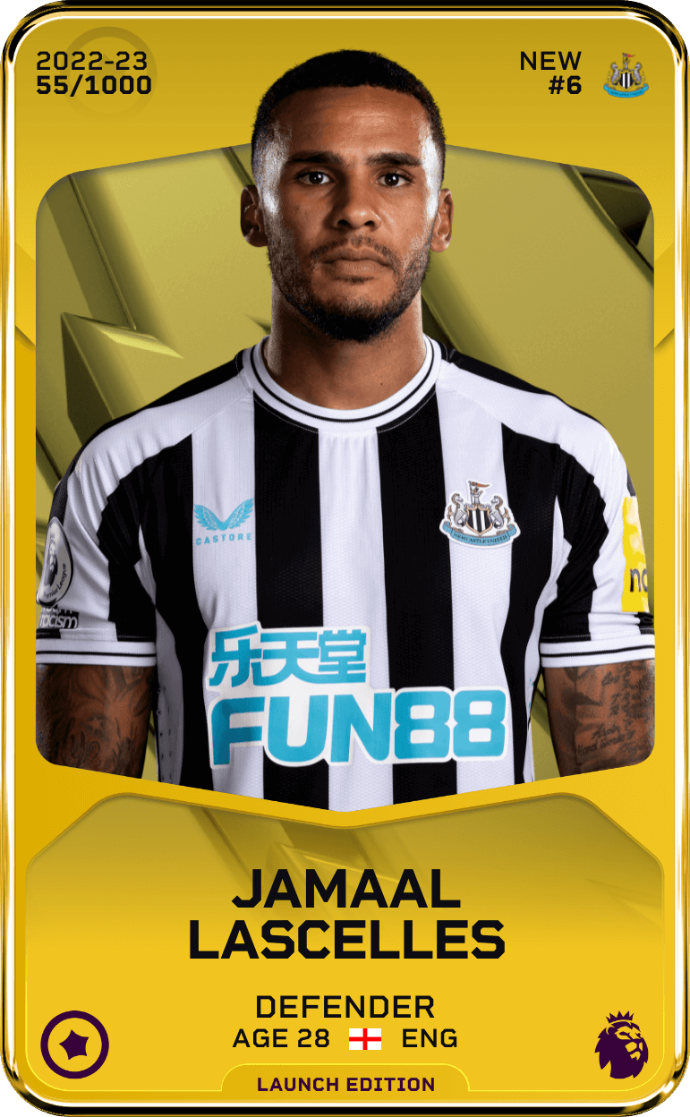Jamaal Lascelles 2022-23 • Limited 55/1000