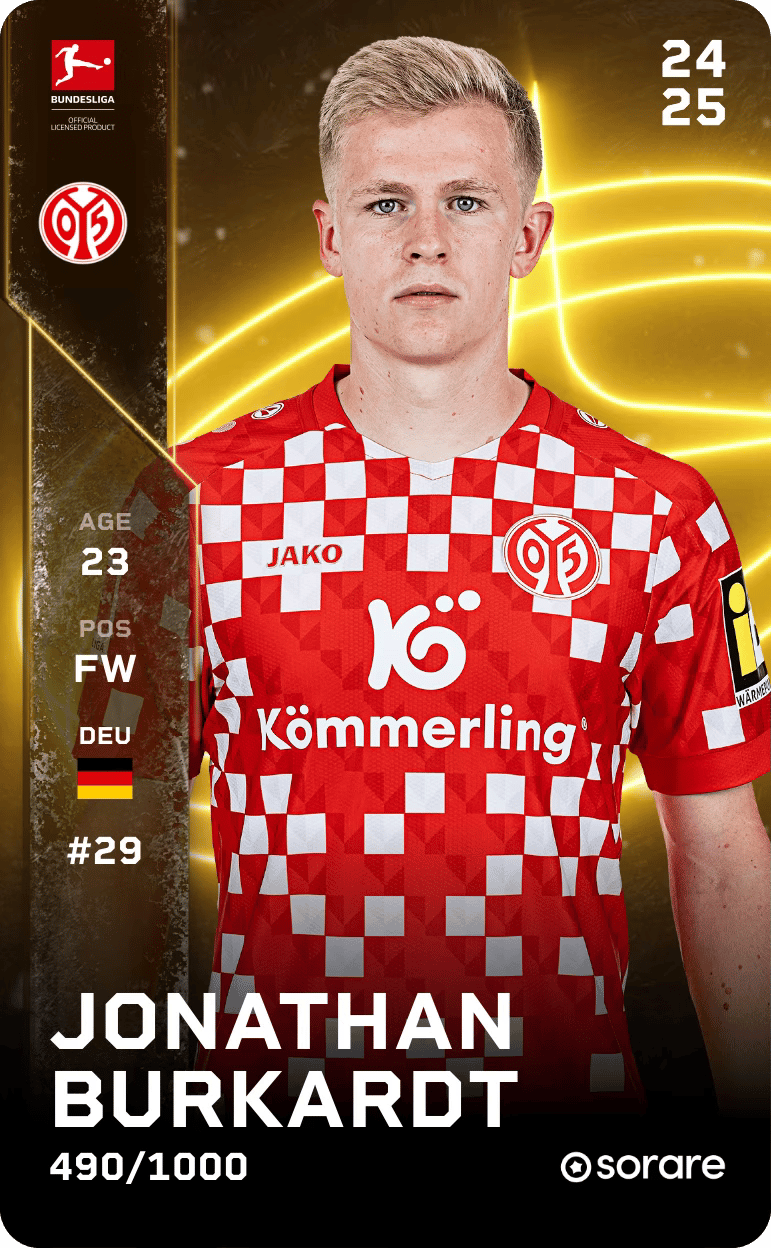 Jonathan Burkardt 2024-25 • Limited 490/1000