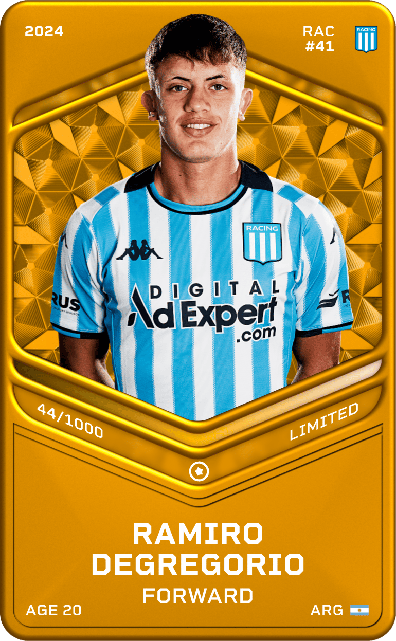 Ramiro Degregorio 2024-25 • Limited 44/1000