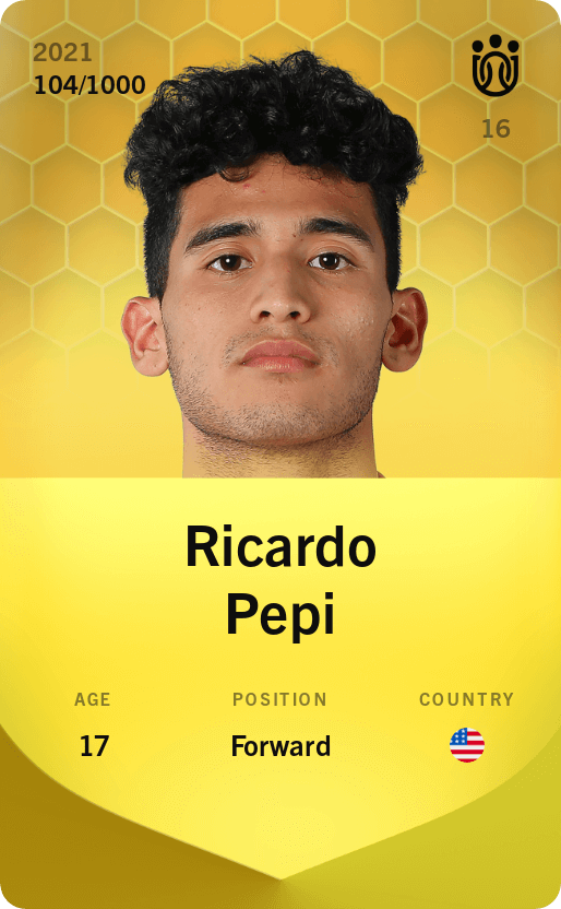 Ricardo Pepi 2021-22 • Limited 104/1000