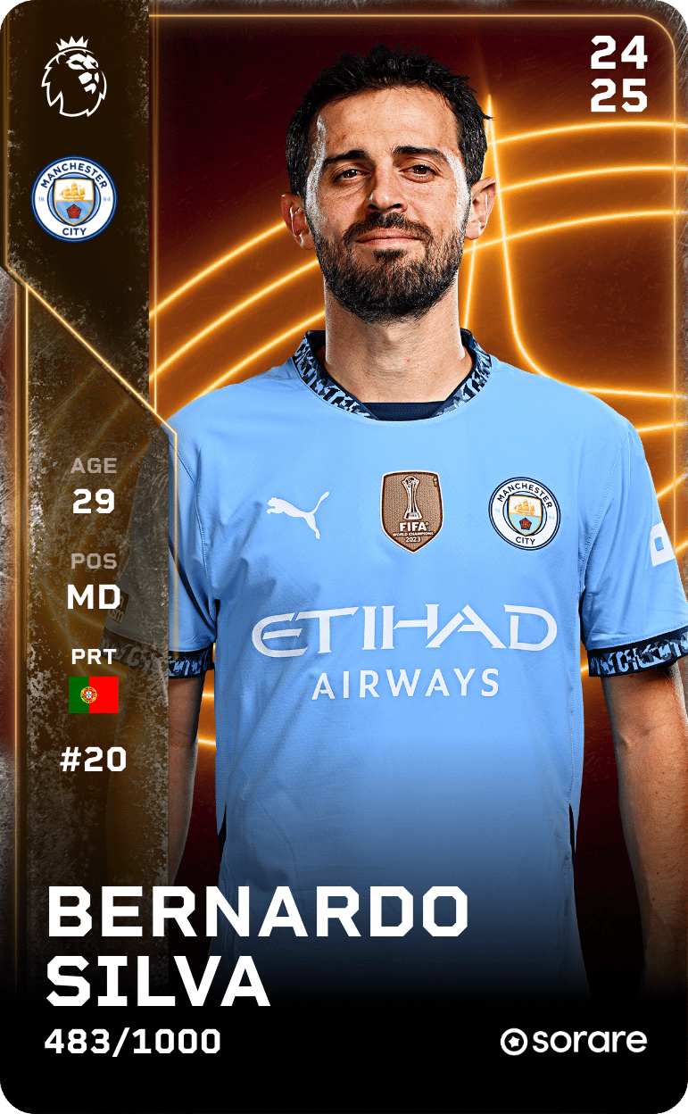Bernardo Silva 2024-25 • Limited 483/1000
