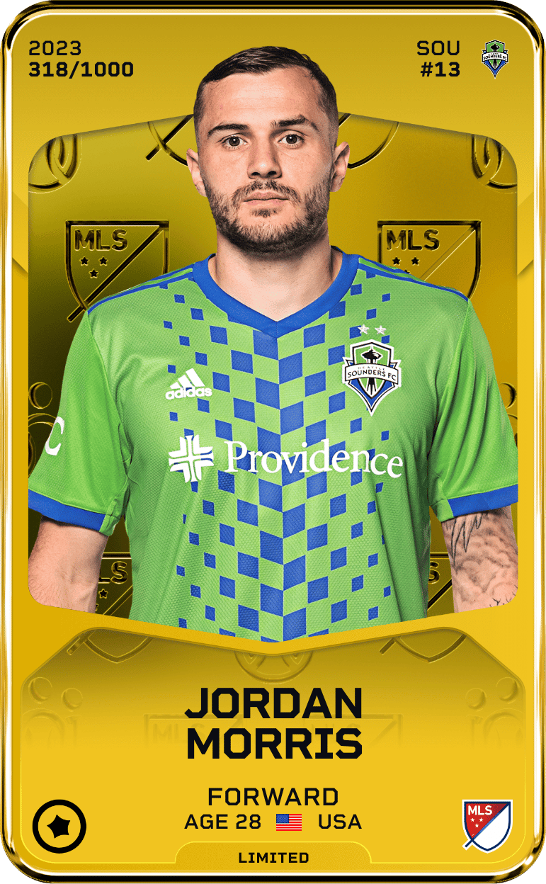 Jordan Morris 2023-24 • Limited 318/1000