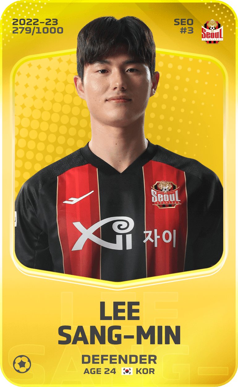 Lee Sang-Min 2022-23 • Limited 279/1000