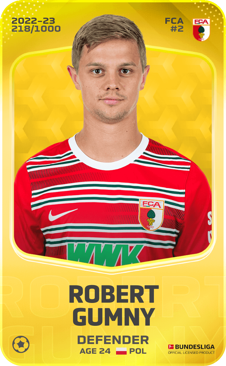 Robert Gumny 2022-23 • Limited 218/1000