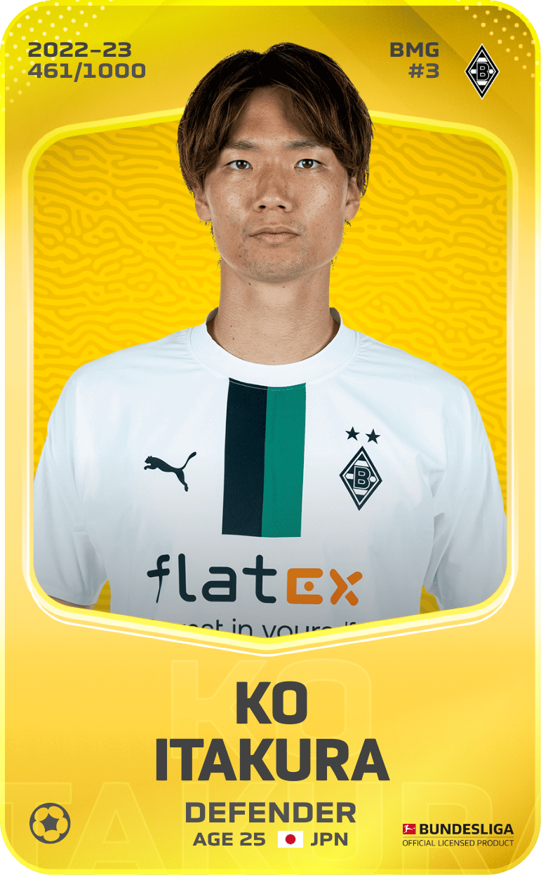 Ko Itakura 2022-23 • Limited 461/1000