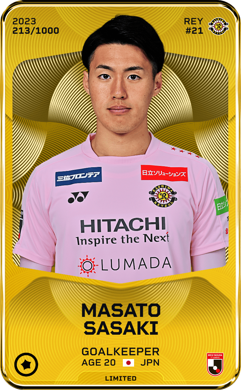Masato Sasaki 2023-24 • Limited 213/1000
