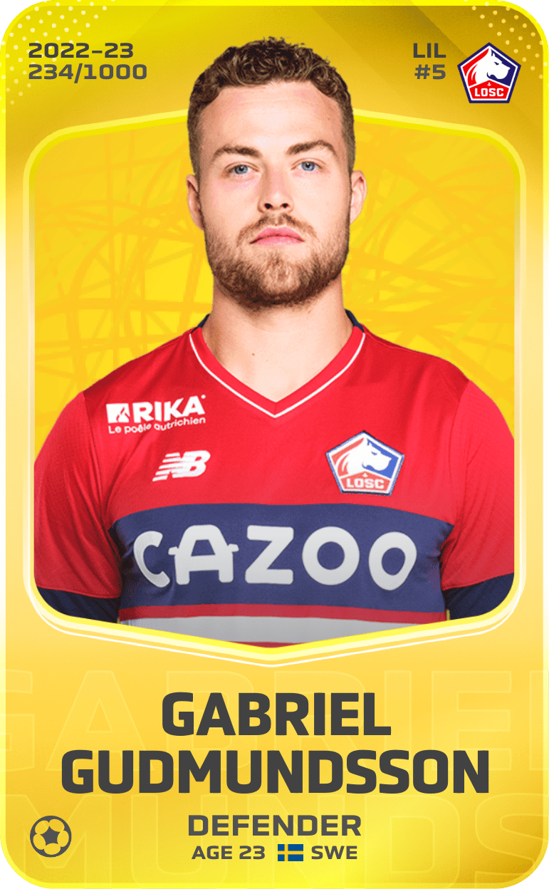 Gabriel Gudmundsson 2022-23 • Limited 234/1000