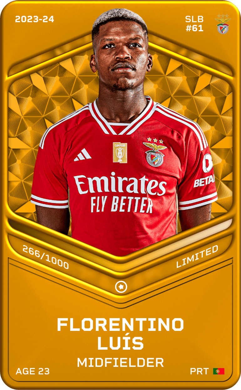 Florentino Luís 2023-24 • Limited 266/1000