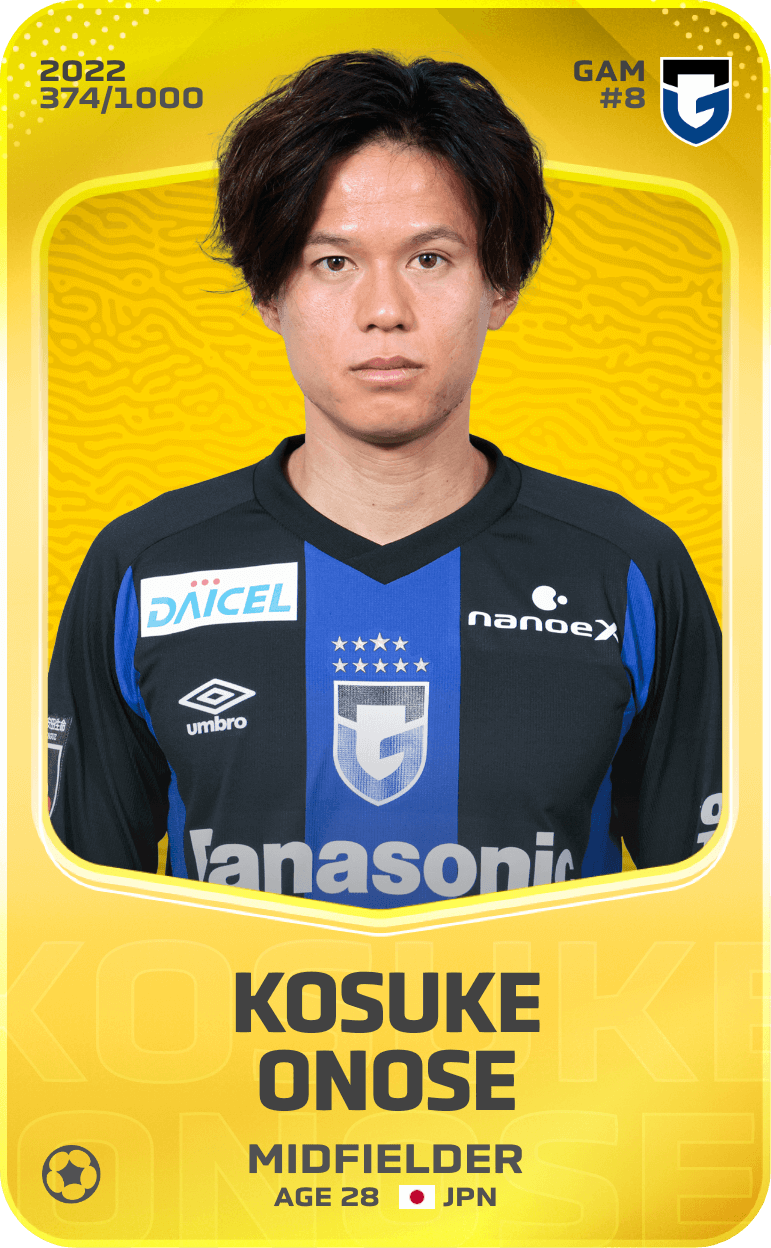 Kosuke Onose 2022-23 • Limited 374/1000