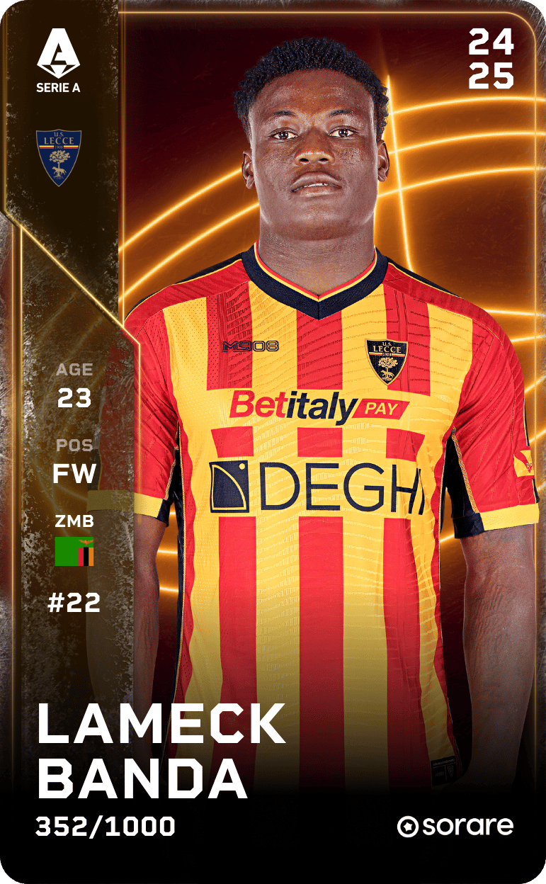 Lameck Banda 2024-25 • Limited 352/1000
