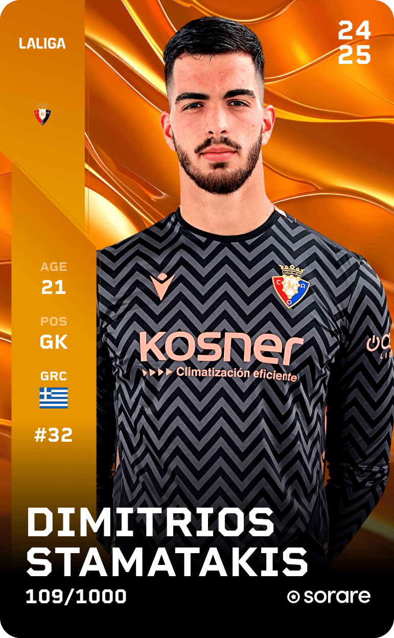Dimitrios Stamatakis 2024-25 • Limited 109/1000