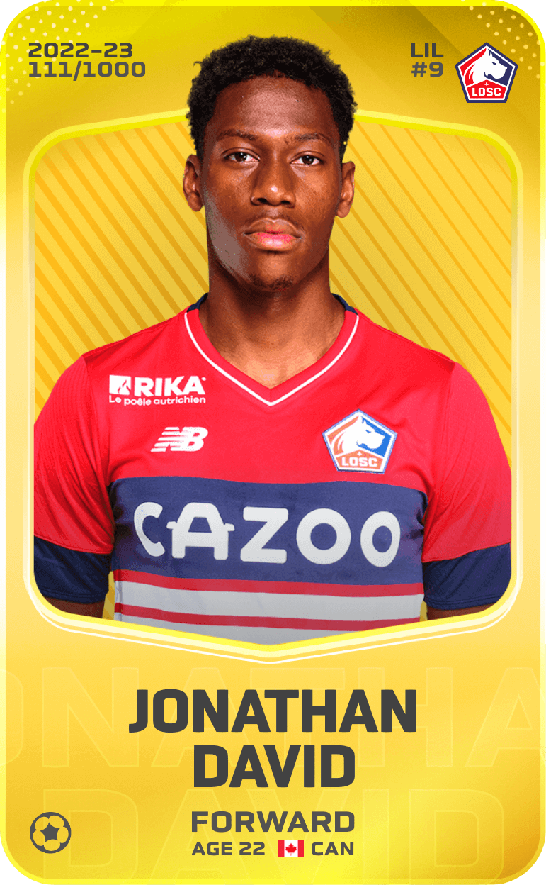 Jonathan David 2022-23 • Limited 111/1000