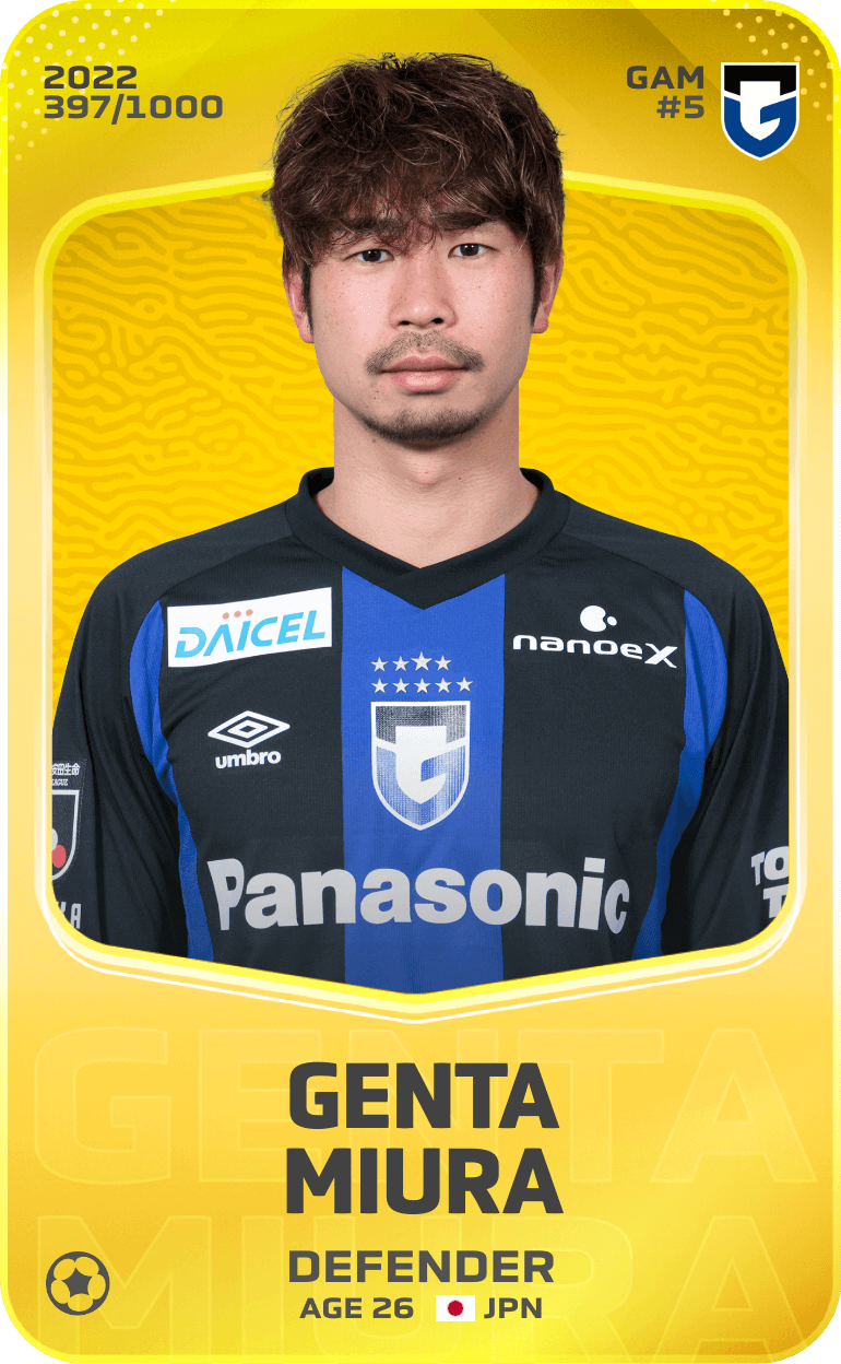Genta Miura 2022-23 • Limited 397/1000