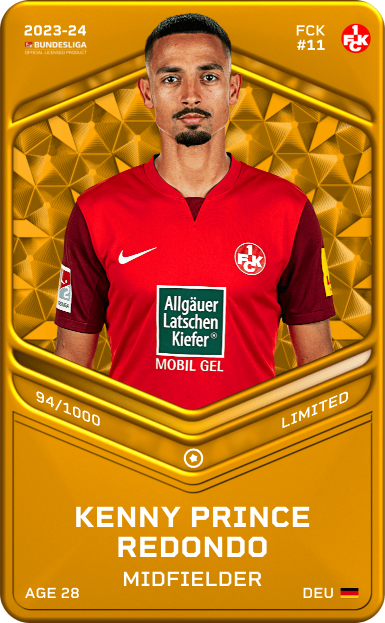 Kenny Prince Redondo 2023-24 • Limited 94/1000