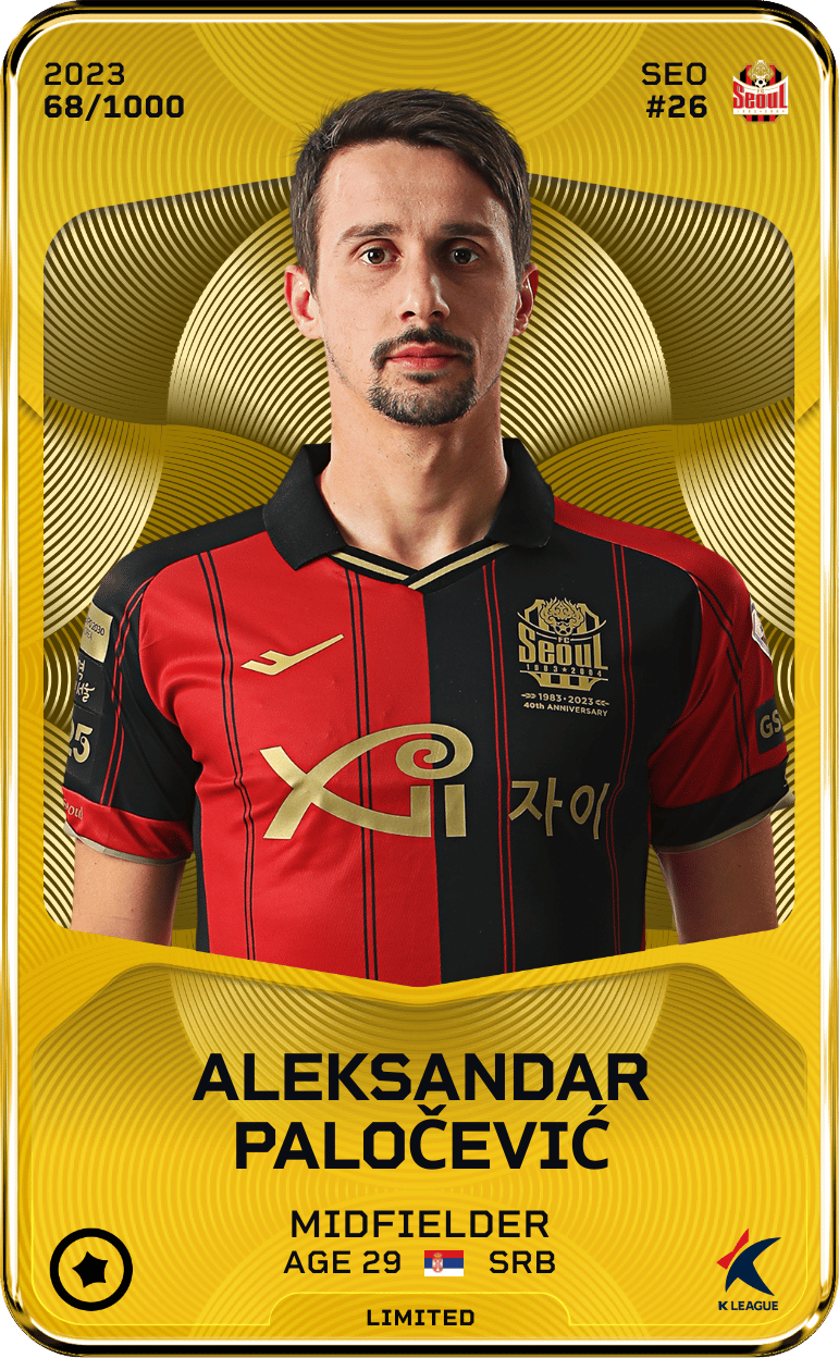 Aleksandar Paločević 2023-24 • Limited 68/1000