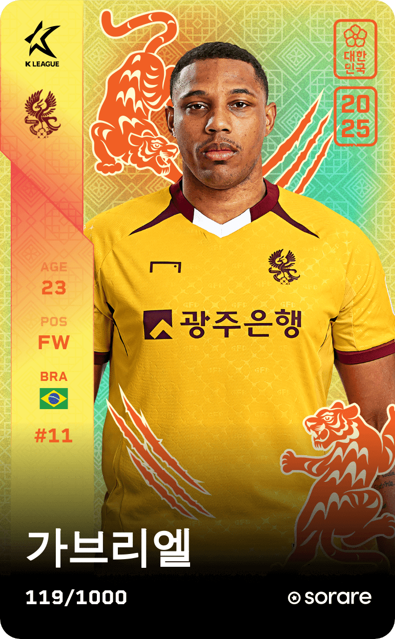 Gabriel Tigrão 2025-26 • Limited 119/1000