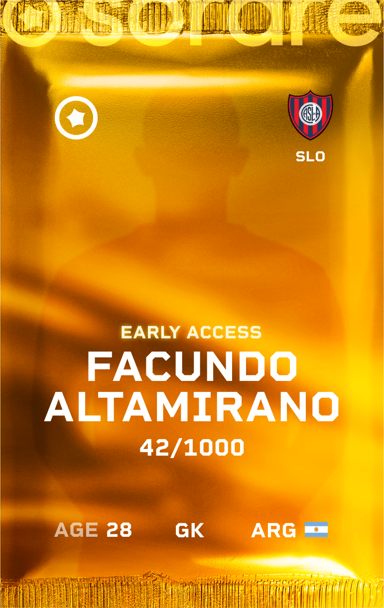 Facundo Altamirano 2025-26 • Limited 42/1000