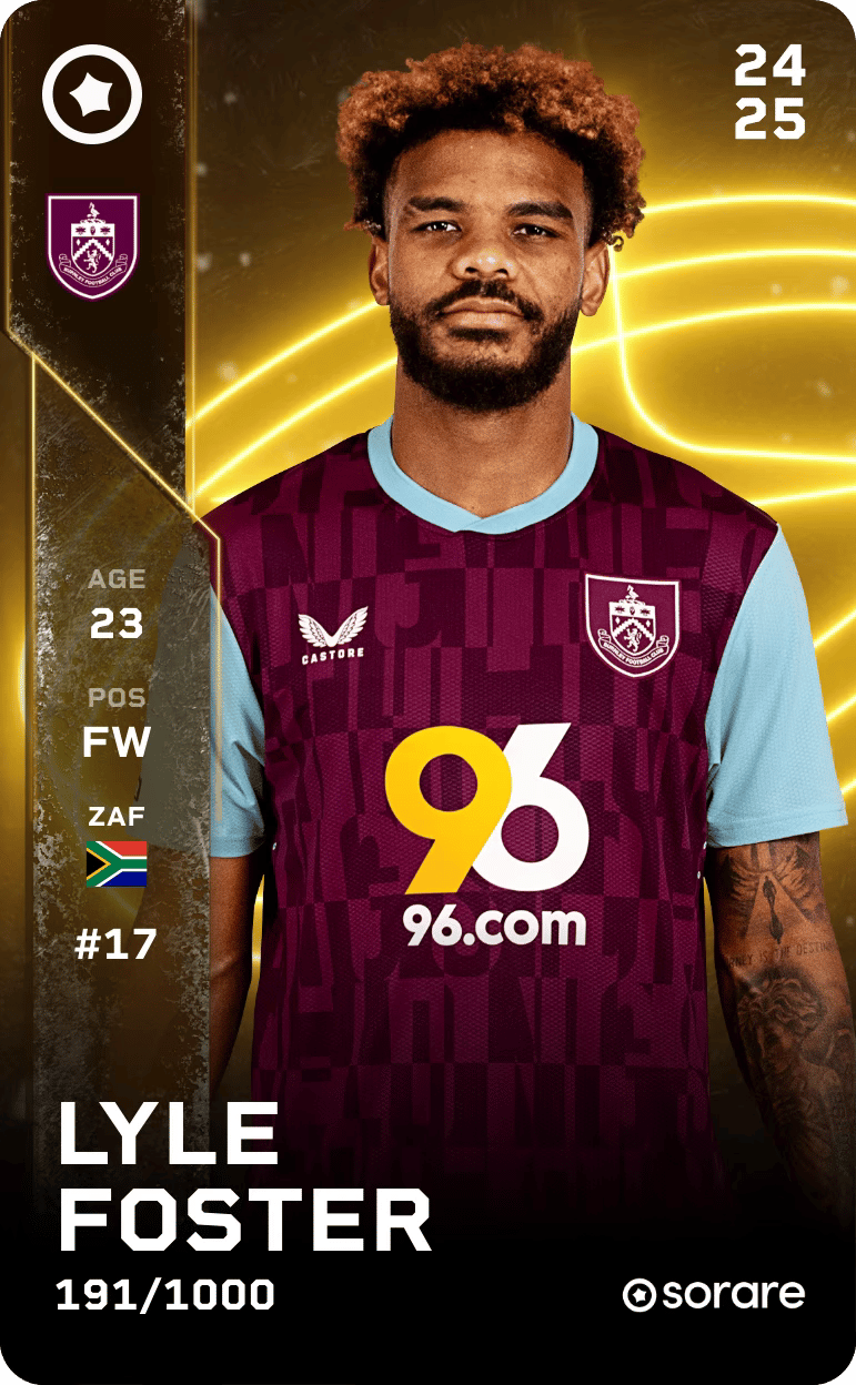 Lyle Foster 2024-25 • Limited 191/1000