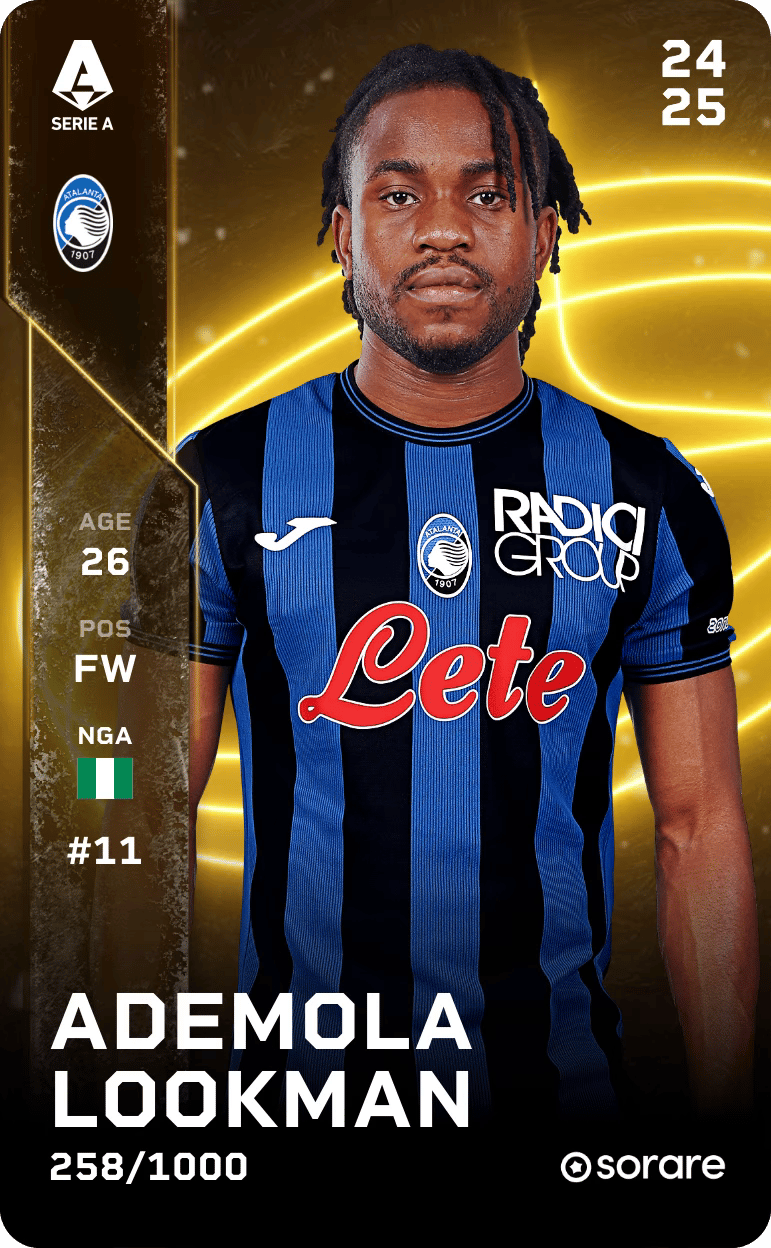 Ademola Lookman 2024-25 • Limited 258/1000