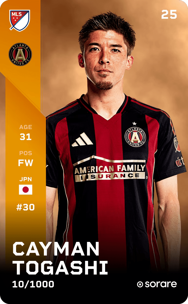 Cayman Togashi 2025-26 • Limited 10/1000